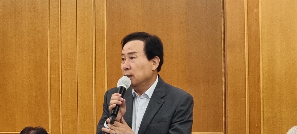 ▲박홍률 목포시장이 발언하고 있다.